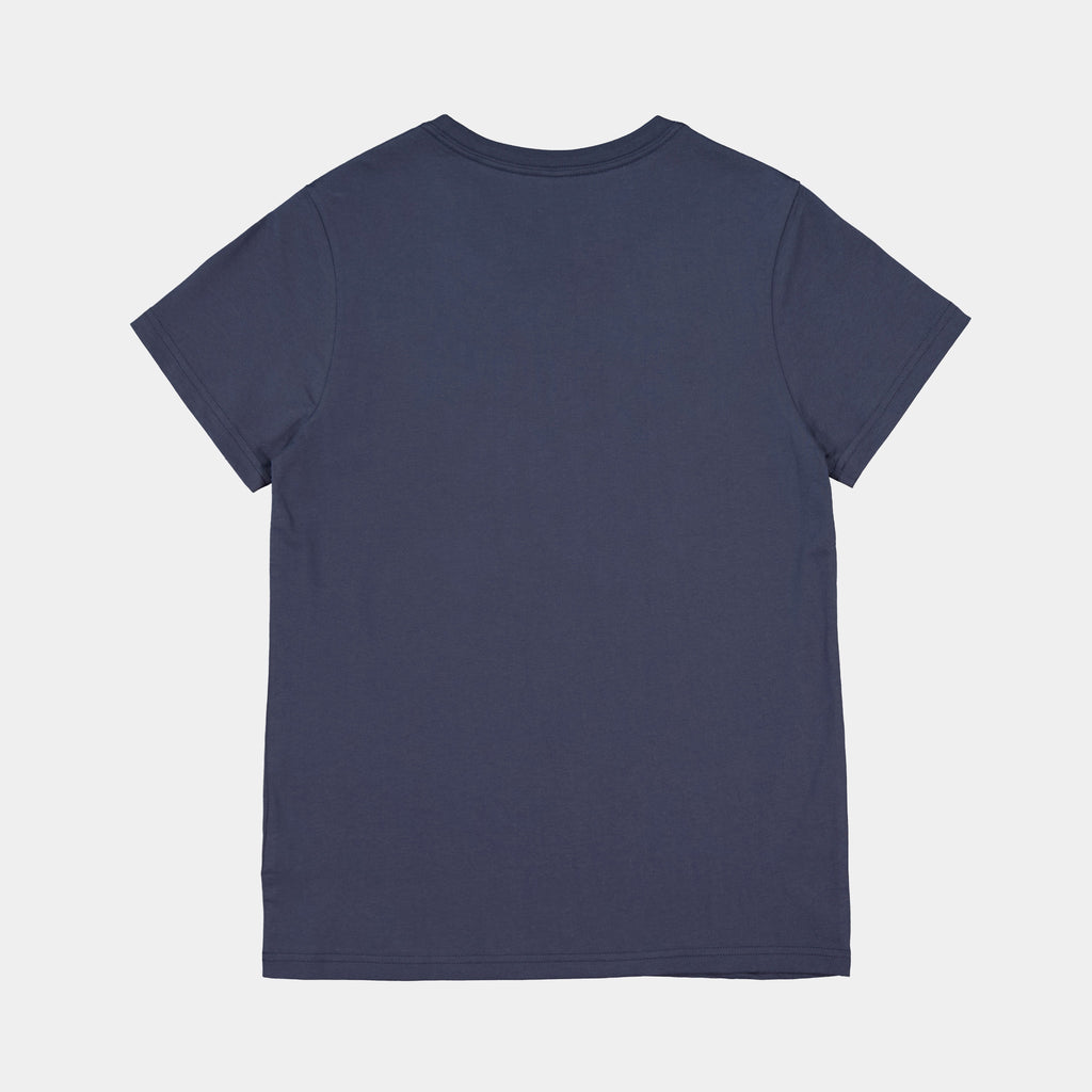 Steel Blue Womens Basis Short Sleeve Tee