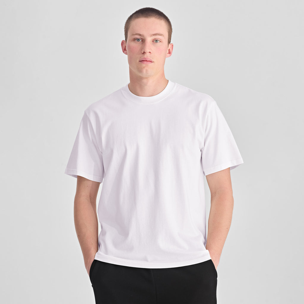 White Everyday Mens Box Tee