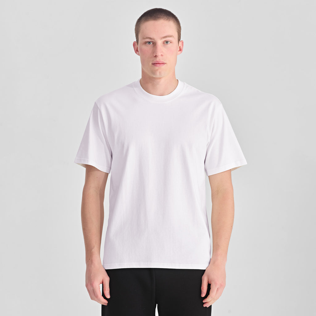 White Everyday Mens Box Tee