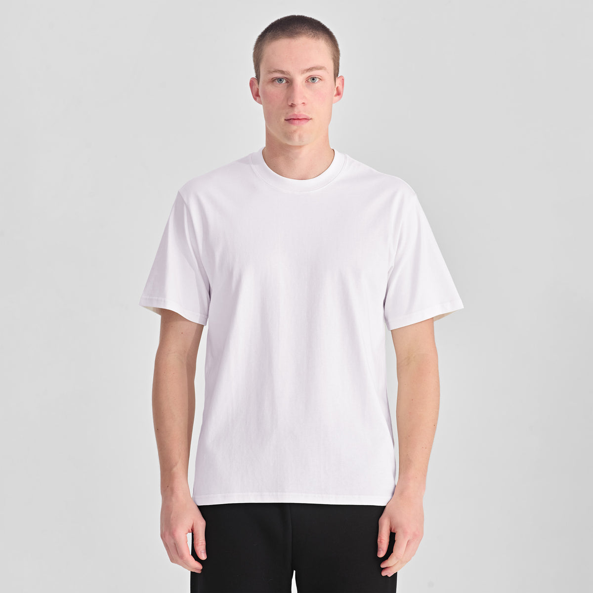 White Everyday Mens Box Tee