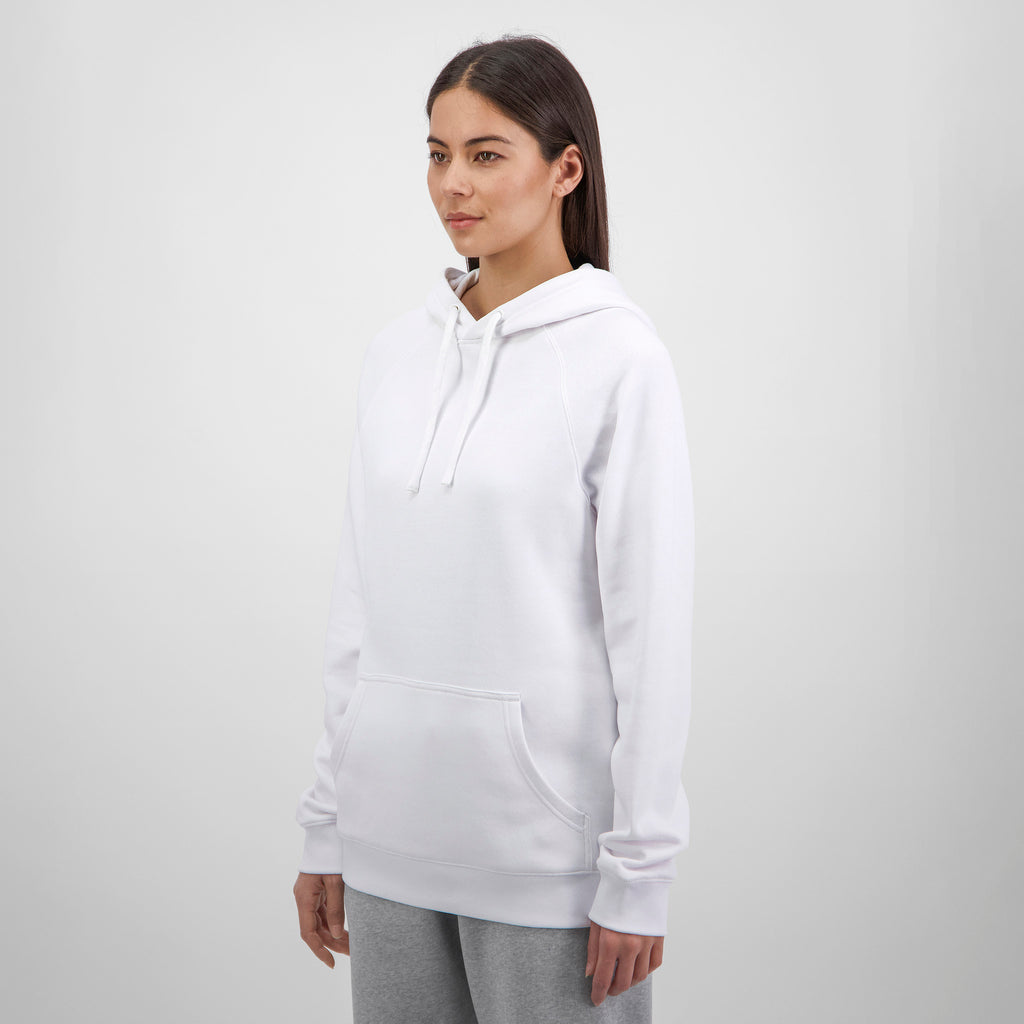 White Womens Basis Hoodie