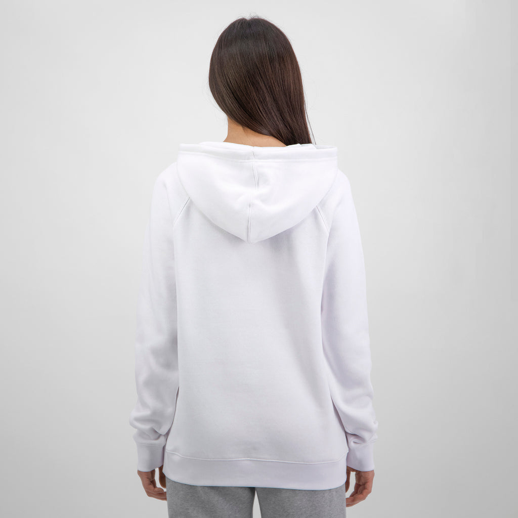 White Womens Basis Hoodie