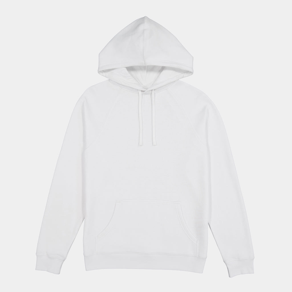 White Womens Basis Hoodie