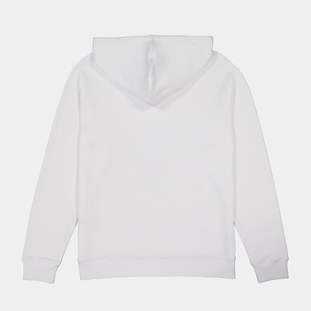 White Womens Basis Hoodie
