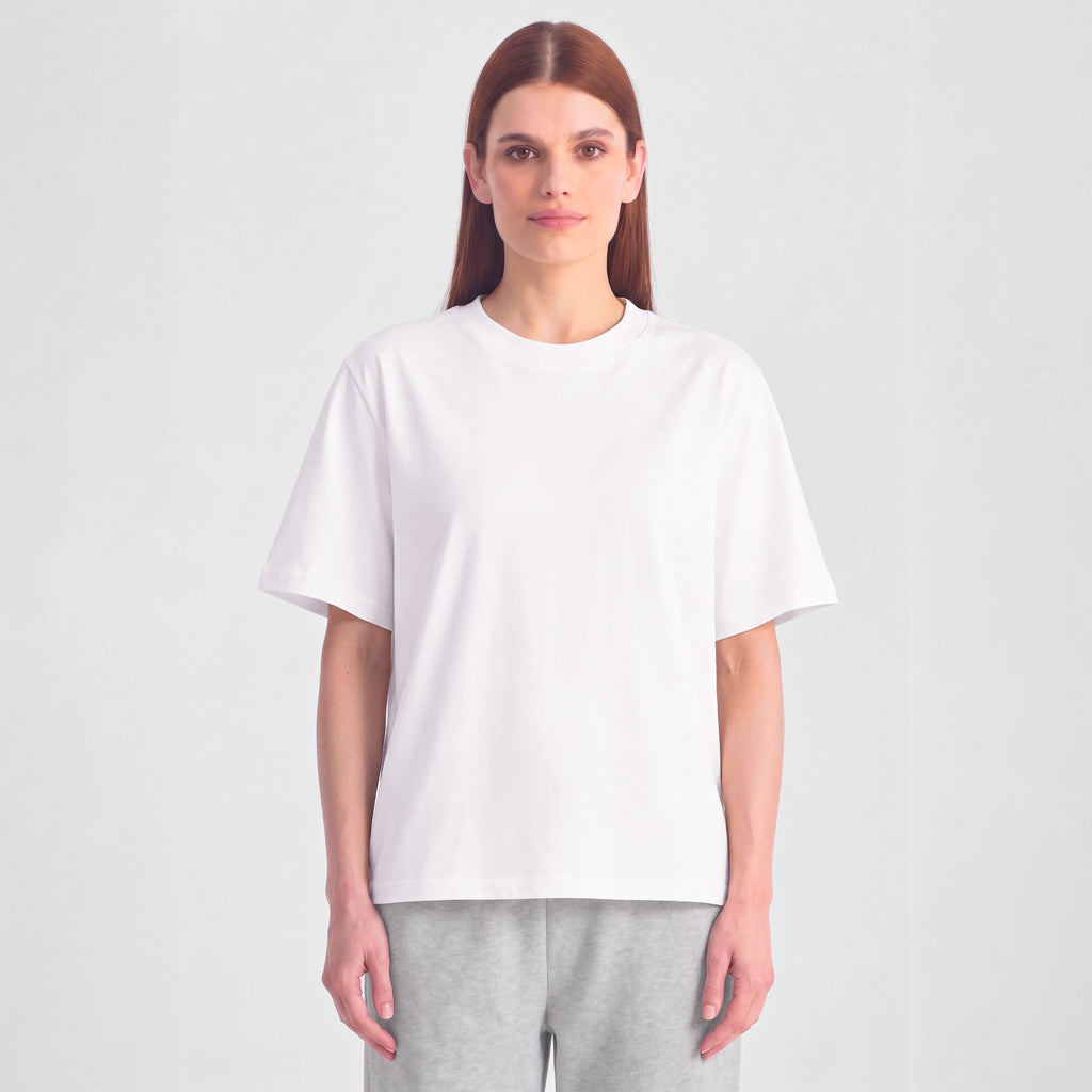 White Everyday Womens Box Tee