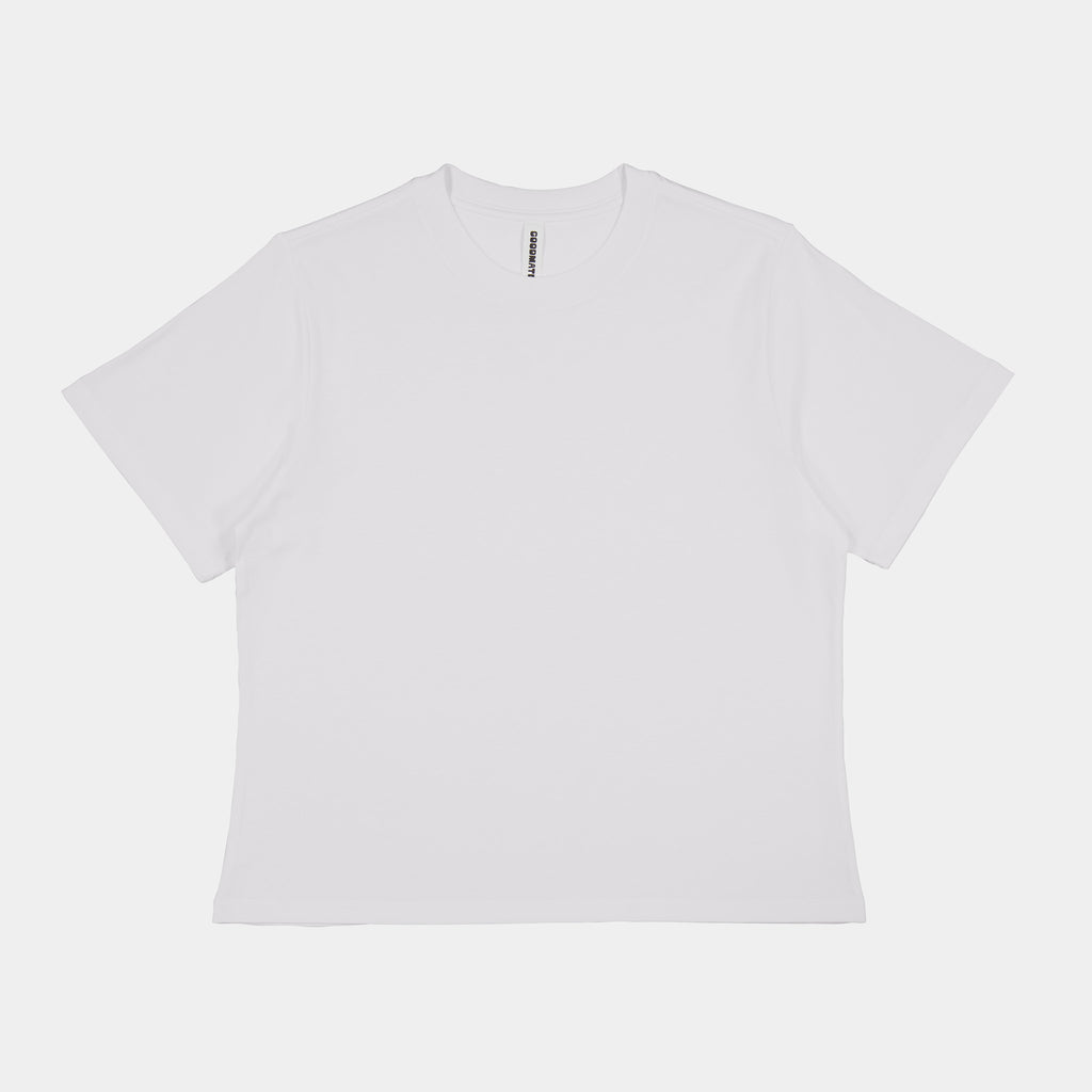 White Everyday Womens Box Tee